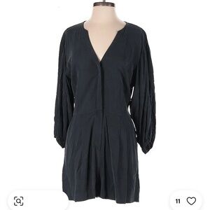 PAIGE Dark Blue V Neck Romper Size 6